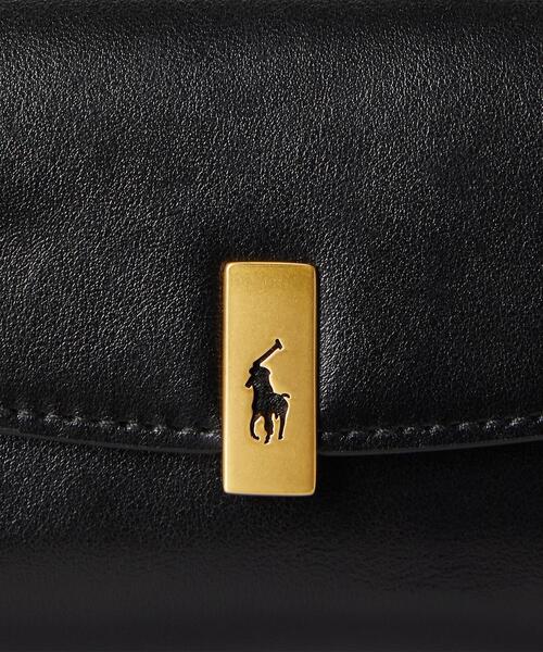 Polo ID レザー コンパクト ウォレット（財布）｜POLO RALPH LAUREN
