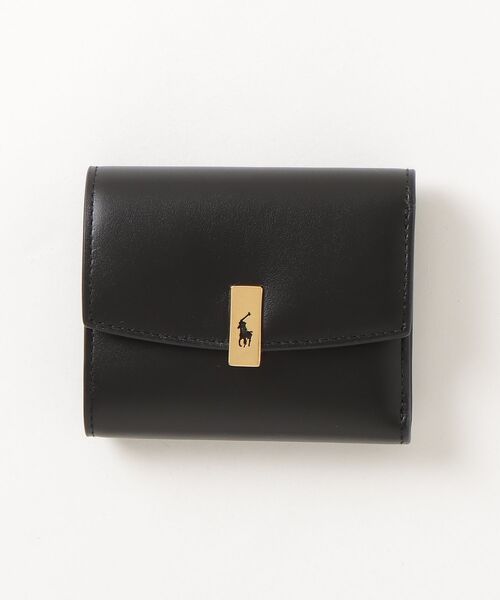 Polo ID レザー コンパクト ウォレット（財布）｜POLO RALPH LAUREN