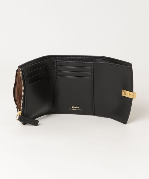Polo ID レザー コンパクト ウォレット（財布）｜POLO RALPH LAUREN