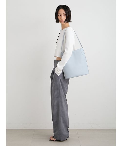 MIESROHE(ミースロエ)の「ツータックワイドパンツ(その他パンツ・レディース・ストライプ/モカ/ダークネイビー・1/0)」の11枚目の写真