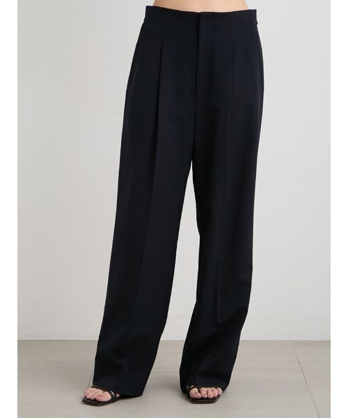 MIESROHE(ミースロエ)の「ツータックワイドパンツ(その他パンツ・レディース・ストライプ/モカ/ダークネイビー・1/0)」の14枚目の写真