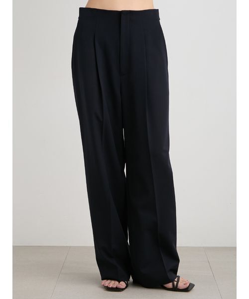 MIESROHE(ミースロエ)の「ツータックワイドパンツ(その他パンツ・レディース・ストライプ/モカ/ダークネイビー・1/0)」の15枚目の写真