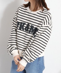 cepo | ブロックインレーロゴボーダースウェット(スウェット)