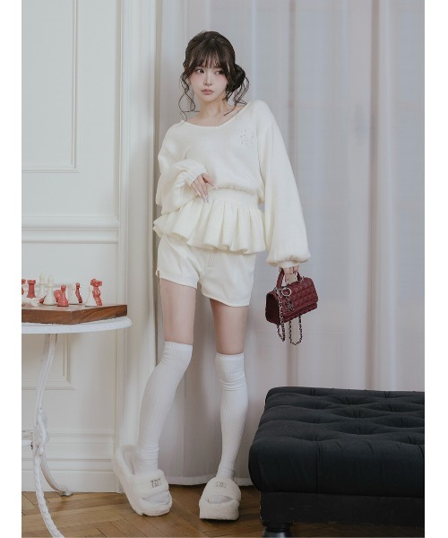 Darich（ダーリッチ）の「サイドアップショートパンツ（その他パンツ・レディース・グレー/ブラック/アイボリー・M/S）」の16枚目の写真