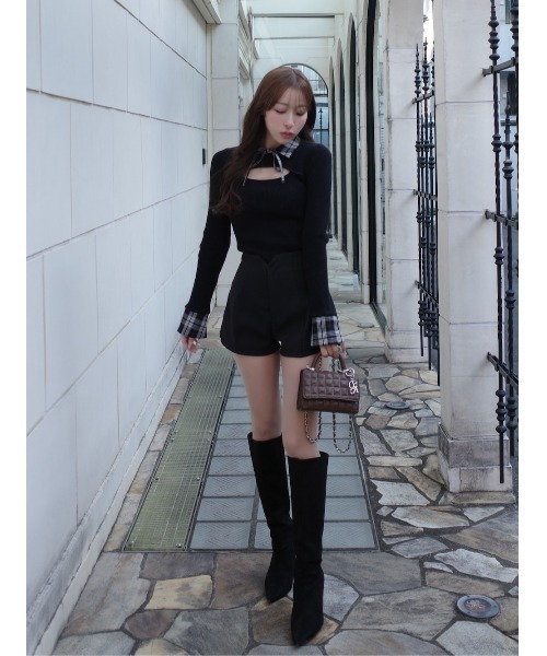 Darich（ダーリッチ）の「サイドアップショートパンツ（その他パンツ・レディース・グレー/ブラック/アイボリー・M/S）」の20枚目の写真