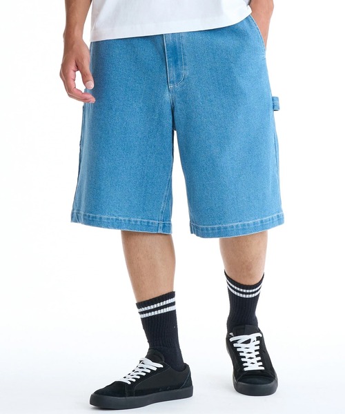 ELEMENT(エレメント)の「ELEMENT/エレメント ハーフパンツ ショートパンツ ショーツ デニム BG021602(デニムパンツ・メンズ・ブラック/インディゴブルー/ライトインディゴブルー・XL/L/M)」の3枚目の写真