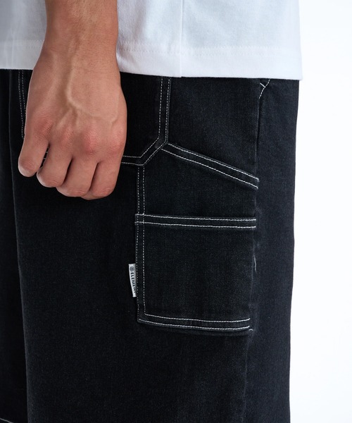 ELEMENT(エレメント)の「ELEMENT/エレメント ハーフパンツ ショートパンツ ショーツ デニム BG021602(デニムパンツ・メンズ・ブラック/インディゴブルー/ライトインディゴブルー・XL/L/M)」の5枚目の写真