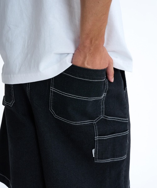 ELEMENT(エレメント)の「ELEMENT/エレメント ハーフパンツ ショートパンツ ショーツ デニム BG021602(デニムパンツ・メンズ・ブラック/インディゴブルー/ライトインディゴブルー・XL/L/M)」の6枚目の写真