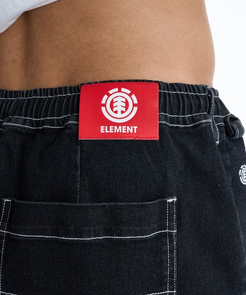 ELEMENT(エレメント)の「ELEMENT/エレメント ハーフパンツ ショートパンツ ショーツ デニム BG021602(デニムパンツ・メンズ・ブラック/インディゴブルー/ライトインディゴブルー・XL/L/M)」の7枚目の写真