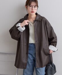 DISCOAT(�f�B�X�R�[�g)�́yEnlude�z�t�F�C�N���U�[�V���[�g�R�[�g�s���j�Z�b�N�X�t(���̑��A�E�^�[)