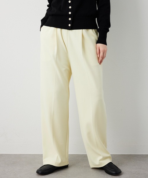 Whim Gazette（ウィムガゼット）の「カットジョーゼットパンツ（その他パンツ・レディース・ブラック/オフホワイト/レモンイエロー・38/36）」の16枚目の写真