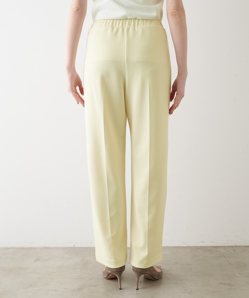Whim Gazette（ウィムガゼット）の「カットジョーゼットパンツ（その他パンツ・レディース・ブラック/オフホワイト/レモンイエロー・38/36）」の8枚目の写真