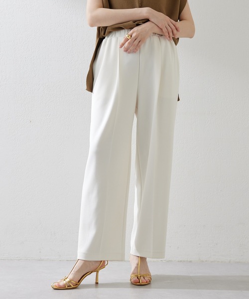 Whim Gazette（ウィムガゼット）の「カットジョーゼットパンツ（その他パンツ・レディース・ブラック/オフホワイト/レモンイエロー・38/36）」の22枚目の写真