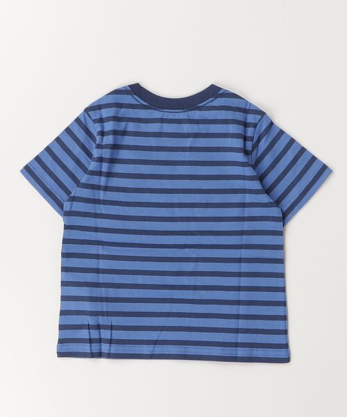 POLO RALPH LAUREN CHILDRENSWEAR(ポロ ラルフ ローレン チルドレンズウェア)の「ストライプド コットン ジャージー Tシャツ(Tシャツ/カットソー・キッズ・ブルー・3/4/6/7)」の2枚目の写真