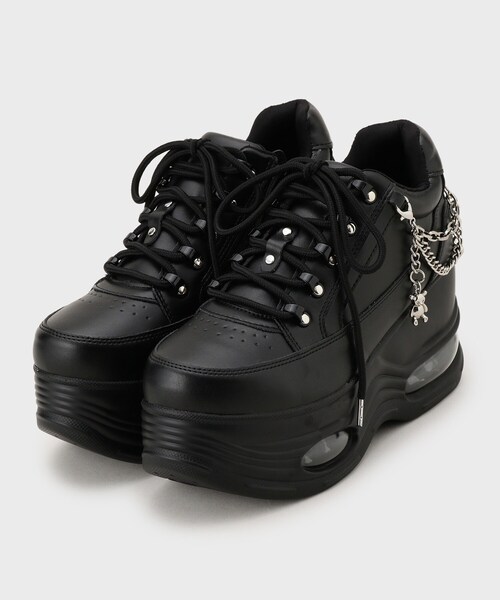 cs T&P（シーエスティーアンドピー）の「十字架チェーン付き厚底スニーカー（スニーカー・レディース・ホワイト/ブラック・LL/L/M/S）」の9枚目の写真