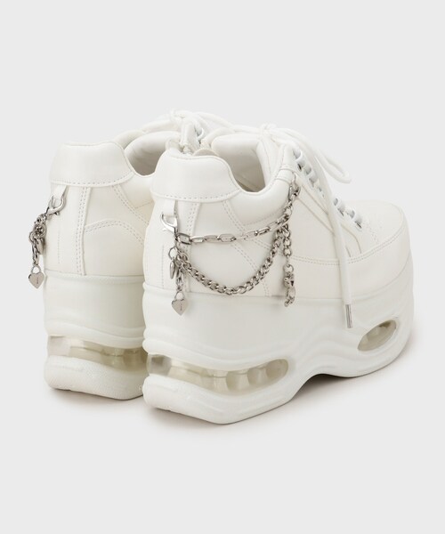 cs T&P（シーエスティーアンドピー）の「十字架チェーン付き厚底スニーカー（スニーカー・レディース・ホワイト/ブラック・LL/L/M/S）」の14枚目の写真