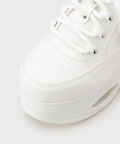 cs T&P（シーエスティーアンドピー）の「十字架チェーン付き厚底スニーカー（スニーカー・レディース・ホワイト/ブラック・LL/L/M/S）」の17枚目の写真