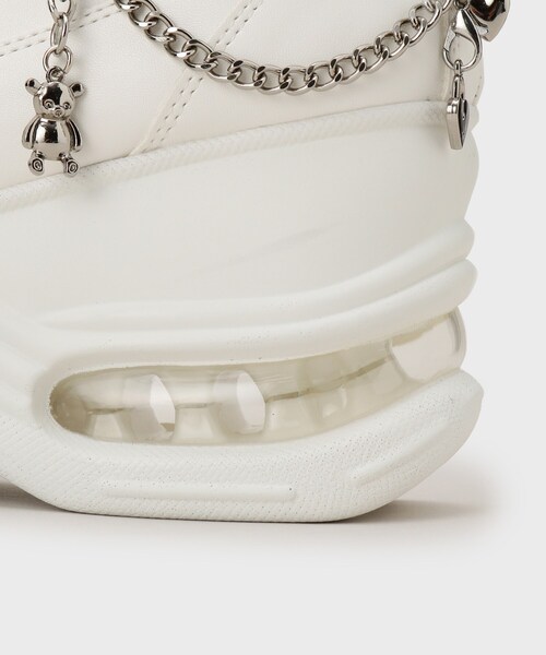 cs T&P（シーエスティーアンドピー）の「十字架チェーン付き厚底スニーカー（スニーカー・レディース・ホワイト/ブラック・LL/L/M/S）」の21枚目の写真