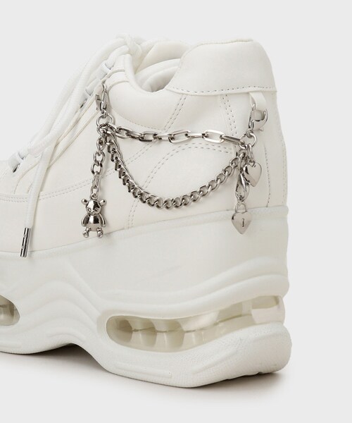 cs T&P（シーエスティーアンドピー）の「十字架チェーン付き厚底スニーカー（スニーカー・レディース・ホワイト/ブラック・LL/L/M/S）」の22枚目の写真