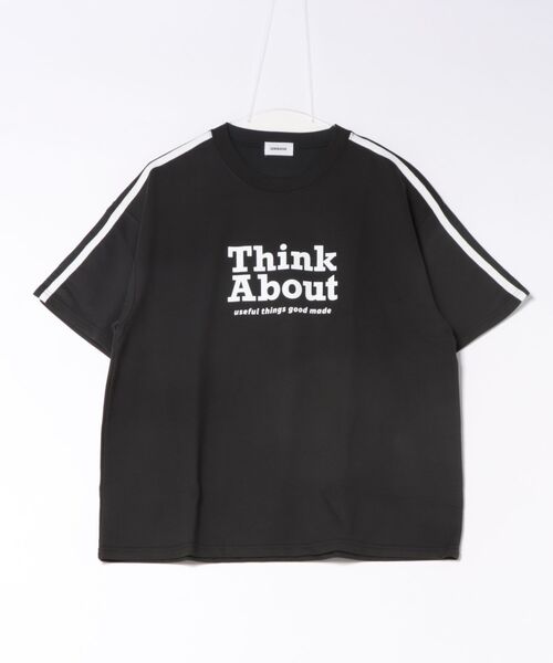 GENERATOR(ジェネレーター)の「GENERATOR/ジェネレーター Think About 袖ラインプルオーバー(スウェット・レディース・ホワイト/トップグレー/ブラック・F)」の2枚目の写真