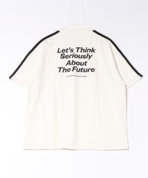 GENERATOR(ジェネレーター)の「GENERATOR/ジェネレーター Think About 袖ラインプルオーバー(スウェット・レディース・ホワイト/トップグレー/ブラック・F)」の9枚目の写真
