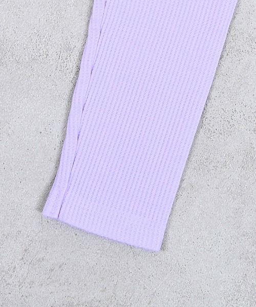 Life Support Products（ライフサポートプロダクツ）の「【26年春夏新色】ワッフルレギンス（レギンス/スパッツ・キッズ・杢グレー/ブルー/ブラック/イエロー/ラベンダー・80/90/95/100/110/120/130）」の12枚目の写真