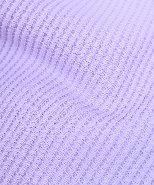 Life Support Products（ライフサポートプロダクツ）の「【26年春夏新色】ワッフルレギンス（レギンス/スパッツ・キッズ・杢グレー/ブルー/ブラック/イエロー/ラベンダー・80/90/95/100/110/120/130）」の14枚目の写真