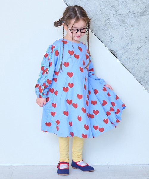 Life Support Products（ライフサポートプロダクツ）の「【26年春夏新色】ワッフルレギンス（レギンス/スパッツ・キッズ・杢グレー/ブルー/ブラック/イエロー/ラベンダー・80/90/95/100/110/120/130）」の6枚目の写真