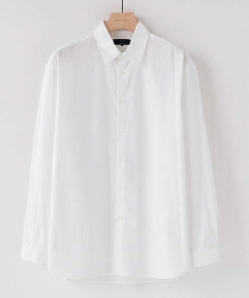 PUBLIC TOKYO(パブリックトウキョウ)の「【2026秋新作】Suvin Giza Regular Shirts(シャツ/ブラウス・メンズ・その他7/ホワイト/ブラック/ブルー系その他・M/S)」の1枚目の写真