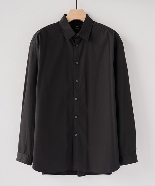 PUBLIC TOKYO(パブリックトウキョウ)の「【2026秋新作】Suvin Giza Regular Shirts(シャツ/ブラウス・メンズ・その他7/ホワイト/ブラック/ブルー系その他・M/S)」の2枚目の写真