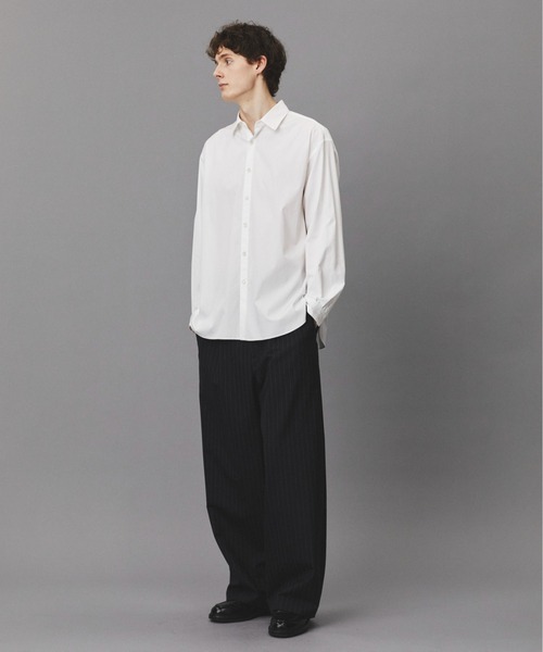 PUBLIC TOKYO(パブリックトウキョウ)の「【2026秋新作】Suvin Giza Regular Shirts(シャツ/ブラウス・メンズ・その他7/ホワイト/ブラック/ブルー系その他・M/S)」の5枚目の写真