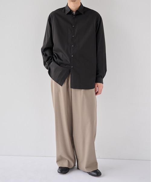 PUBLIC TOKYO(パブリックトウキョウ)の「【2026秋新作】Suvin Giza Regular Shirts(シャツ/ブラウス・メンズ・その他7/ホワイト/ブラック/ブルー系その他・M/S)」の21枚目の写真