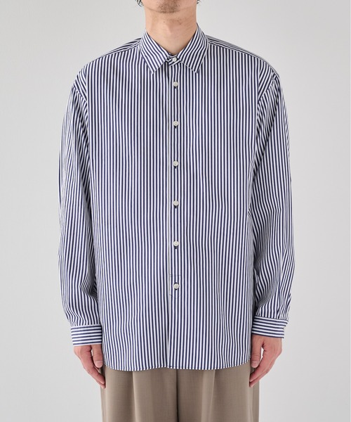 PUBLIC TOKYO(パブリックトウキョウ)の「【2026秋新作】Suvin Giza Regular Shirts(シャツ/ブラウス・メンズ・その他7/ホワイト/ブラック/ブルー系その他・M/S)」の18枚目の写真