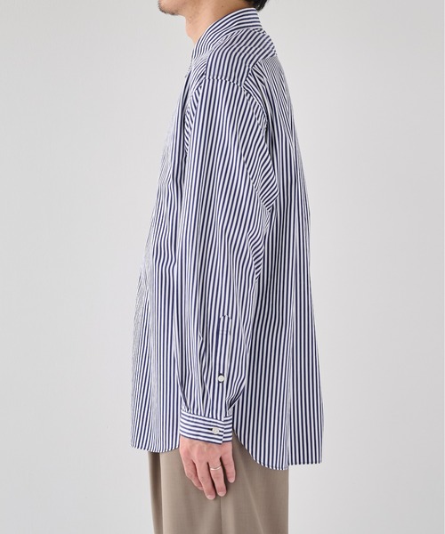 PUBLIC TOKYO(パブリックトウキョウ)の「【2026秋新作】Suvin Giza Regular Shirts(シャツ/ブラウス・メンズ・その他7/ホワイト/ブラック/ブルー系その他・M/S)」の17枚目の写真