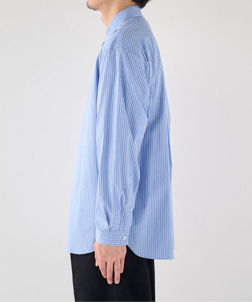 PUBLIC TOKYO(パブリックトウキョウ)の「【2026秋新作】Suvin Giza Regular Shirts(シャツ/ブラウス・メンズ・その他7/ホワイト/ブラック/ブルー系その他・M/S)」の10枚目の写真