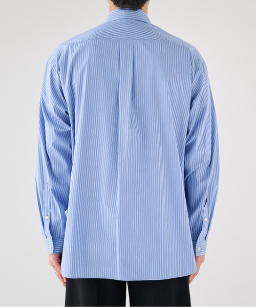 PUBLIC TOKYO(パブリックトウキョウ)の「【2026秋新作】Suvin Giza Regular Shirts(シャツ/ブラウス・メンズ・その他7/ホワイト/ブラック/ブルー系その他・M/S)」の9枚目の写真