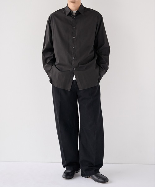 PUBLIC TOKYO(パブリックトウキョウ)の「【2026秋新作】Suvin Giza Regular Shirts(シャツ/ブラウス・メンズ・その他7/ホワイト/ブラック/ブルー系その他・M/S)」の20枚目の写真