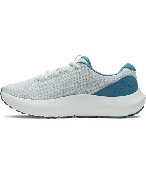 UNDER ARMOUR(アンダーアーマー)の「UAチャージド サージ4(ランニング/レディース)(スニーカー・レディース・グレー・25.5cm/26.0cm/24.0cm/23.0cm/23.5cm/25.0cm/24.5cm/22.5cm)」の2枚目の写真