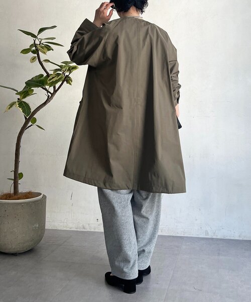 un dix cors(アンディコール)の「マルチウェイステンカラーコート(その他アウター・レディース・ネイビー/ベージュ/カーキ・FREE)」の19枚目の写真