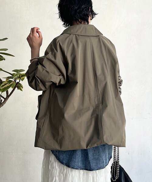 un dix cors(アンディコール)の「マルチウェイステンカラーコート(その他アウター・レディース・ネイビー/ベージュ/カーキ・FREE)」の21枚目の写真