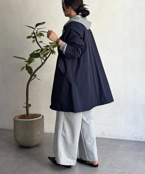 un dix cors(アンディコール)の「マルチウェイステンカラーコート(その他アウター・レディース・ネイビー/ベージュ/カーキ・FREE)」の7枚目の写真