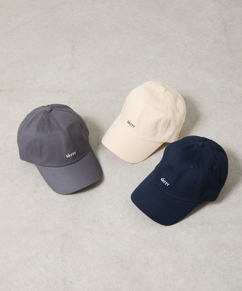 COLONY 2139(コロニートゥーワンスリーナイン)の「skrrr刺繍ツイルキャップ(キャップ・レディース・アイボリー/ネイビー/グレー・FREE)」の4枚目の写真