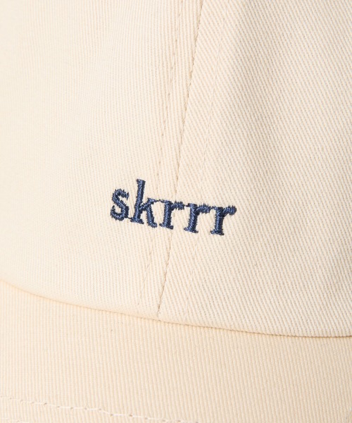 COLONY 2139(コロニートゥーワンスリーナイン)の「skrrr刺繍ツイルキャップ(キャップ・レディース・アイボリー/ネイビー/グレー・FREE)」の6枚目の写真