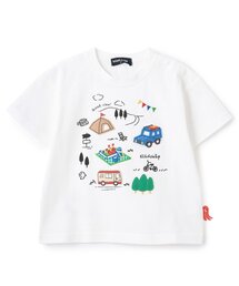 kladskap | ピクニックアップリケ半袖Tシャツ(Tシャツ/カットソー)