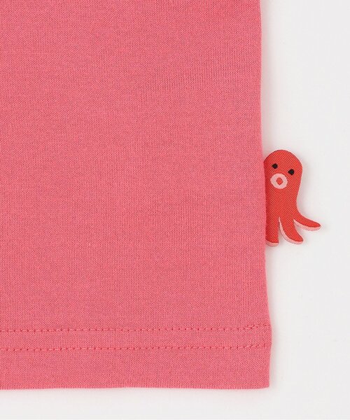 kladskap（クレードスコープ）の「ピクニックアップリケ半袖Tシャツ（Tシャツ/カットソー・キッズ・スモークピンク/オフホワイト・110cm/100cm/90cm/80ｃｍ/120cm）」の9枚目の写真