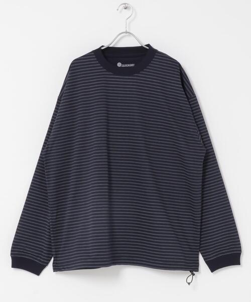 URBAN RESEARCH DOORS（アーバンリサーチドアーズ）の「『吸水速乾/接触冷感/イージーケア』クイックドライ ドロストロングスリーブTシャツ（Tシャツ/カットソー・メンズ・ブルー系その他/チャコールグレー/グレー/ホワイト・MEDIUM/LARGE）」の6枚目の写真