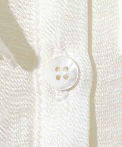 flower（フラワー）の「ルミナスエンブロイダリーブラウス（シャツ/ブラウス・レディース・ブルー/ホワイト・FREE）」の7枚目の写真