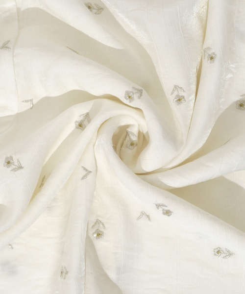 flower（フラワー）の「ルミナスエンブロイダリーブラウス（シャツ/ブラウス・レディース・ブルー/ホワイト・FREE）」の13枚目の写真