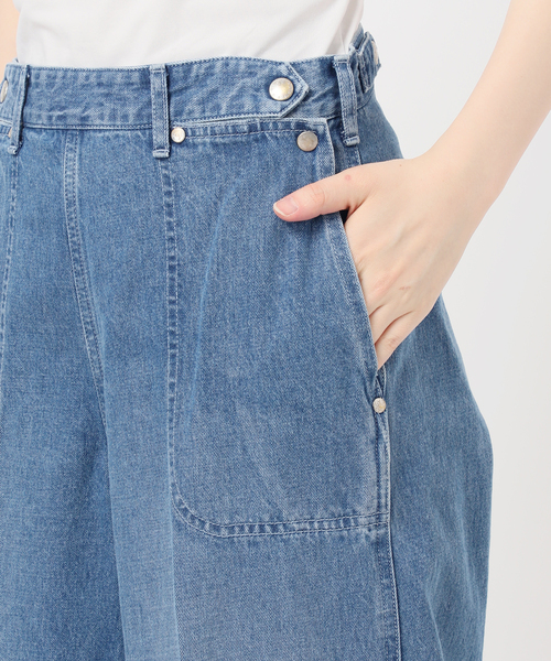 SERGE de bleu（サージ）の「《・NOBLE別注》SERGE/サージ W SIDE ZIP PANTS（デニムパンツ・レディース・ブルー・26/25/24/23）」の14枚目の写真