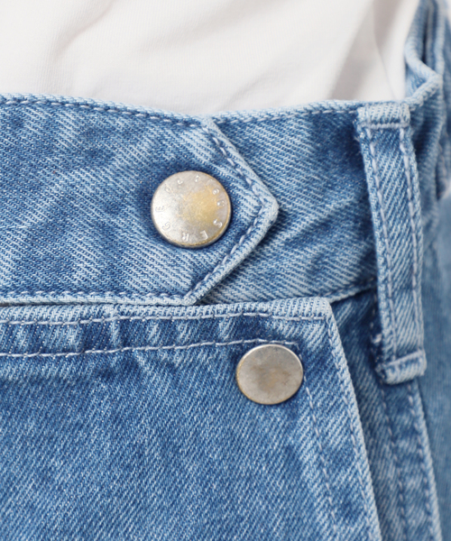 SERGE de bleu（サージ）の「《・NOBLE別注》SERGE/サージ W SIDE ZIP PANTS（デニムパンツ・レディース・ブルー・26/25/24/23）」の15枚目の写真